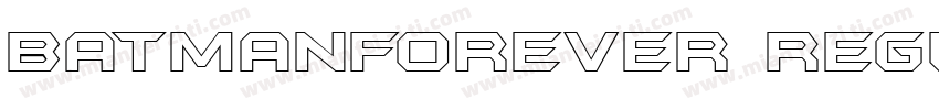 BatmanForever RegularVersion 10字体转换